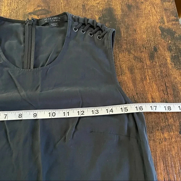 All Saints Black Kaili Laced Dress - Picture 14 of 15